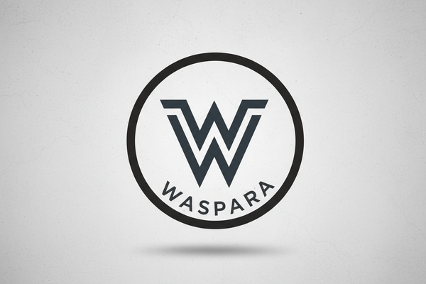 create a waspara logo round inside must be w