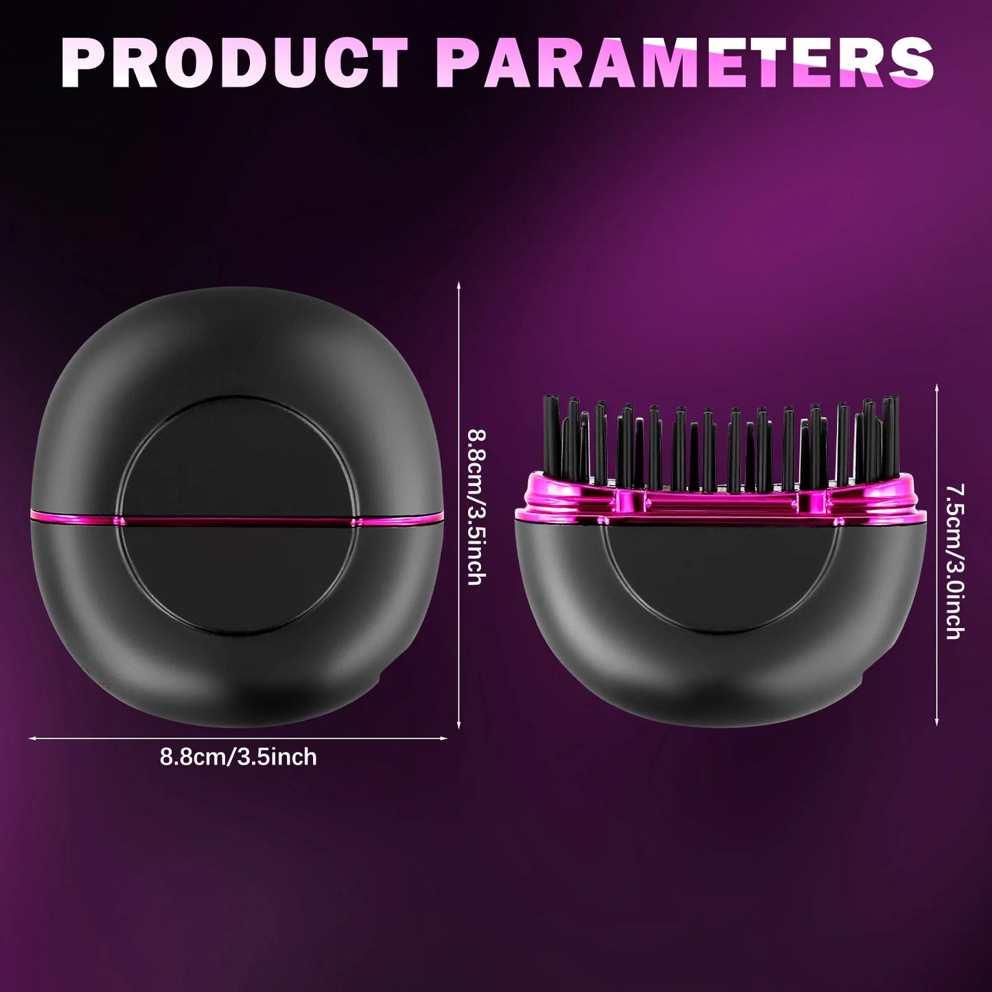 Small Hair Straightener  Hair Brush